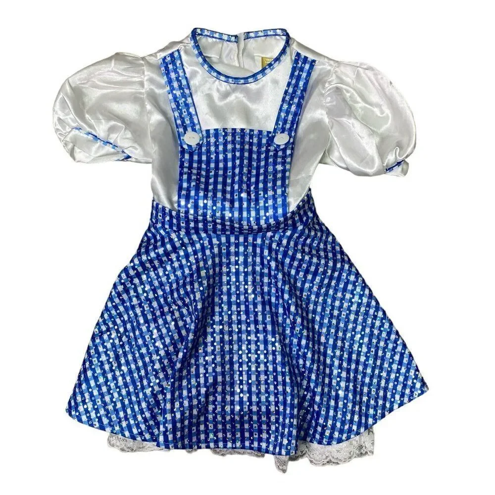 The Wizard Of Oz Dorothy Girls Costume Child Small Dress RUBIES Sequined